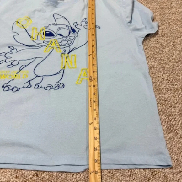 Disney Lilo & Stitch Ohana Means Family Short Sleeve T-Shirt Top XXL 19 - Picture 7 of 8